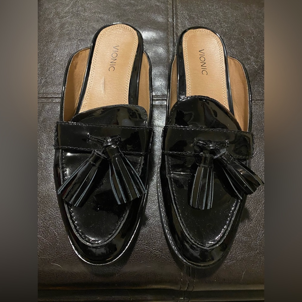 Vionic - black wise Reagan patent loafers